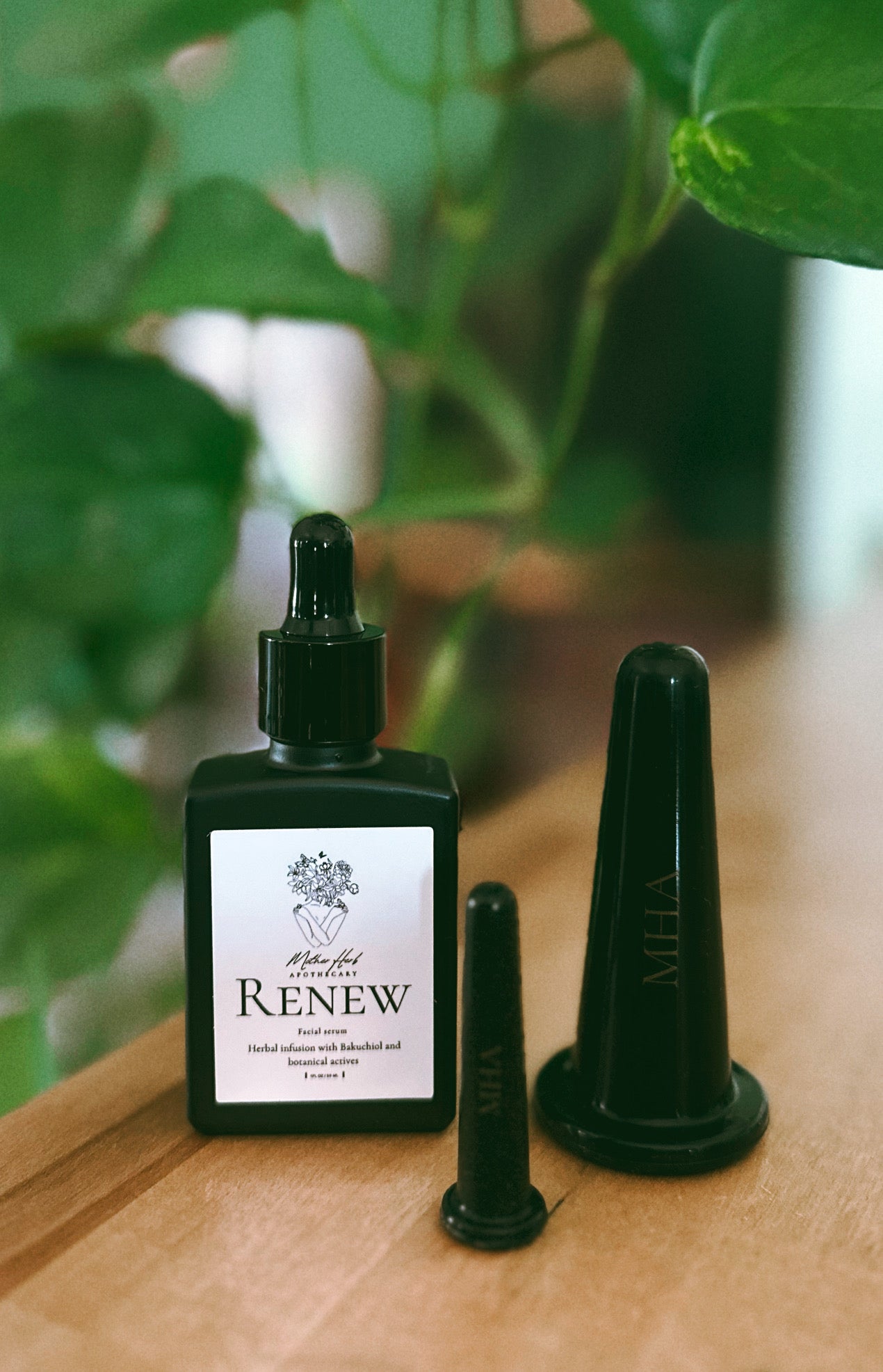 Face Cupping + Renew Oil set