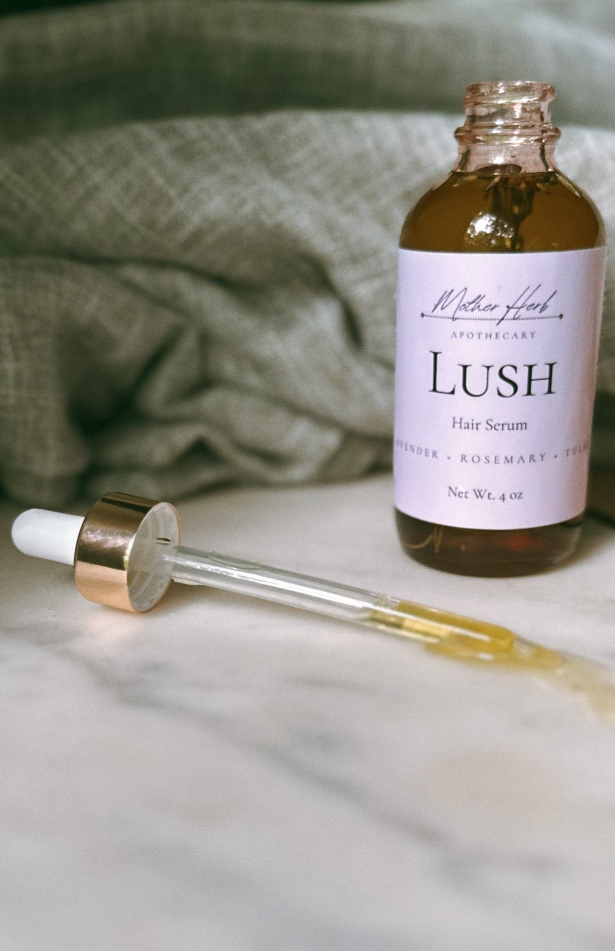 LUSH Organic Hair Serum